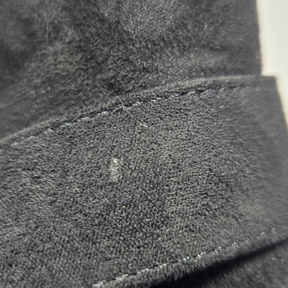 Splendid Samy Women's Boots Sz 8M Black Faux Suede Block Heel Moto Inspired - Picture 10 of 11